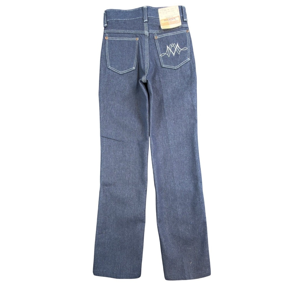 Maverick Vintage 70s Jeans Boys 12 Slim Blue USA Made NOS NWT 24x27